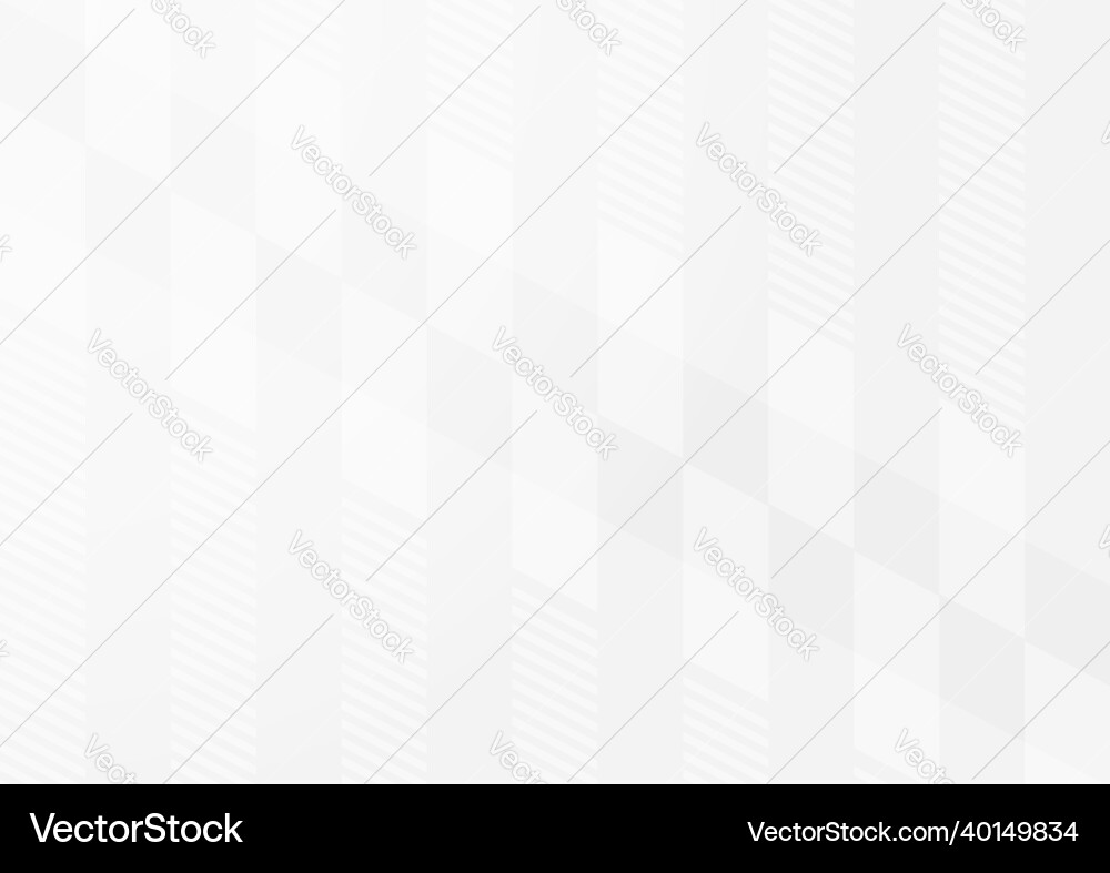 Abstract background in white and gray gradient vector image