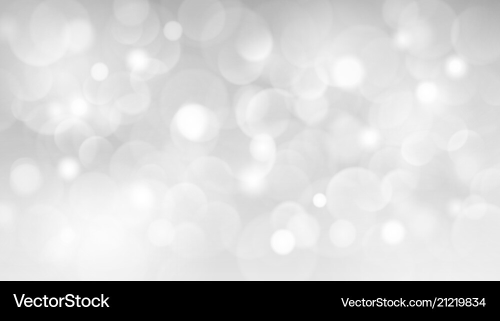 Gray Bokeh Abstract Background Vector Image