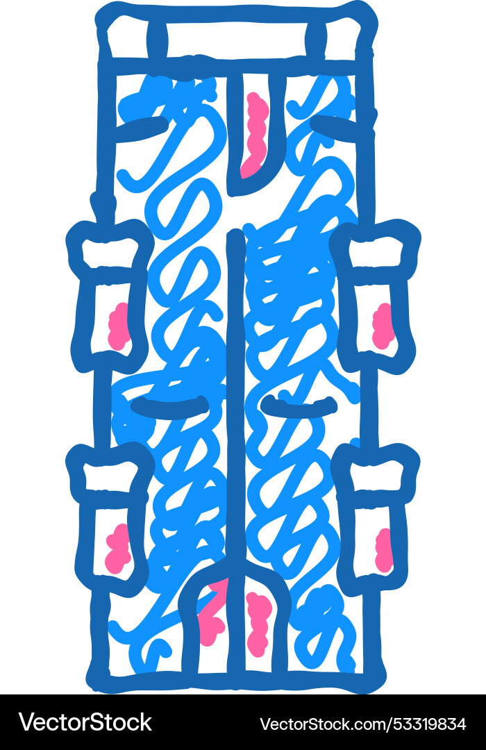 Hosenbekleidung doodle Hosenbekleidung doodle vektorbild
