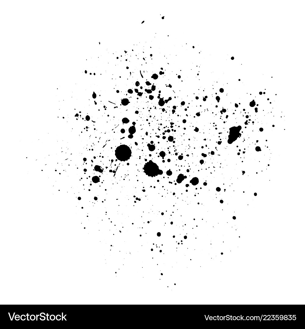 Abstract Ink Splash Vector Image