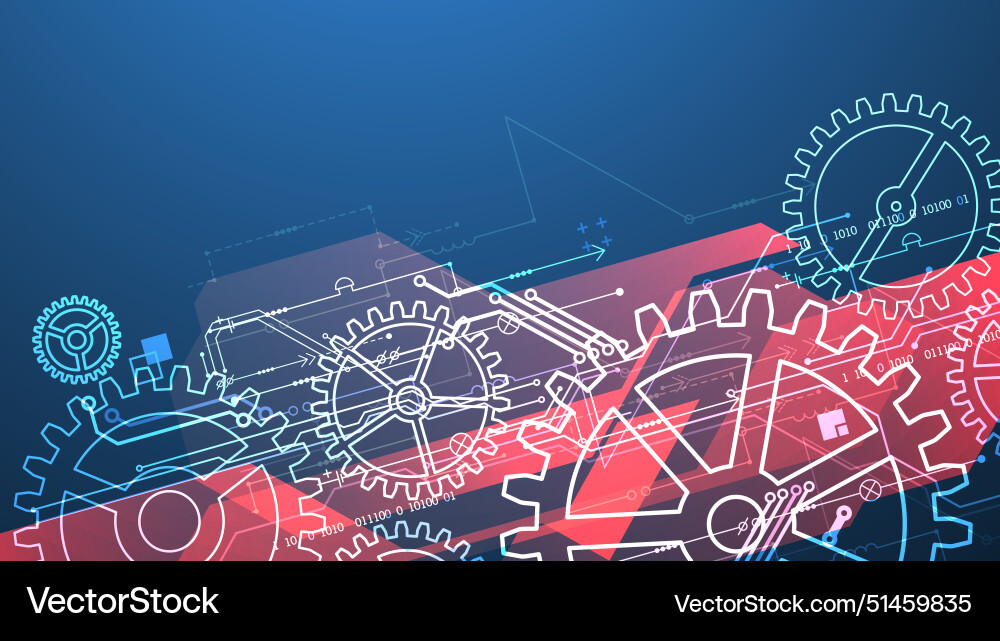 Abstract technological background with glowing Abstract technological background with glowing vector image