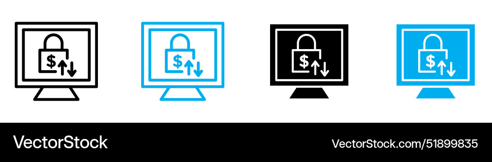 Secure transfer icon for safe transactions data Secure transfer icon for safe transactions data Vector Image