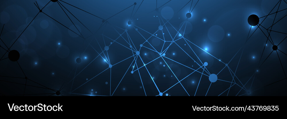 Template for science and technology presentation Template for science and technology presentation vector image