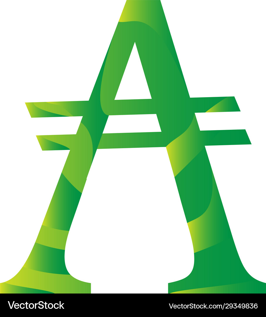 Austral argentina currency symbol icon – Royalty-Free Vector | VectorStock