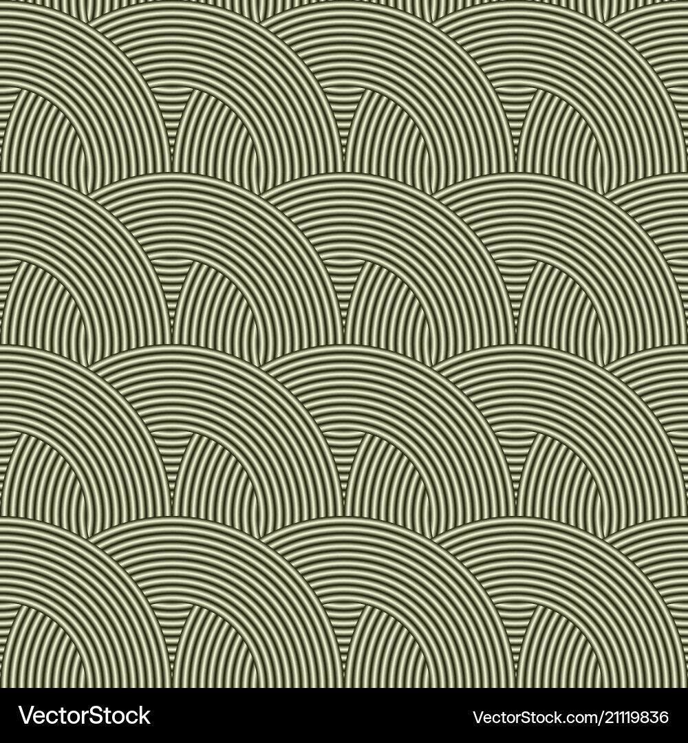 Background with rings seamless pattern vector image