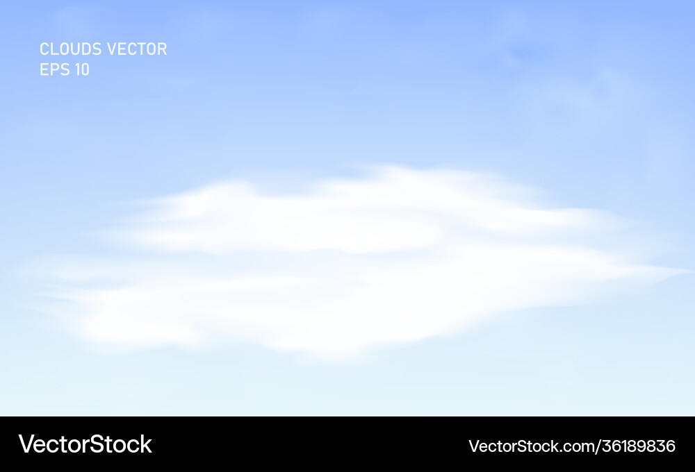 Clouds Royalty Free Vector Image - VectorStock