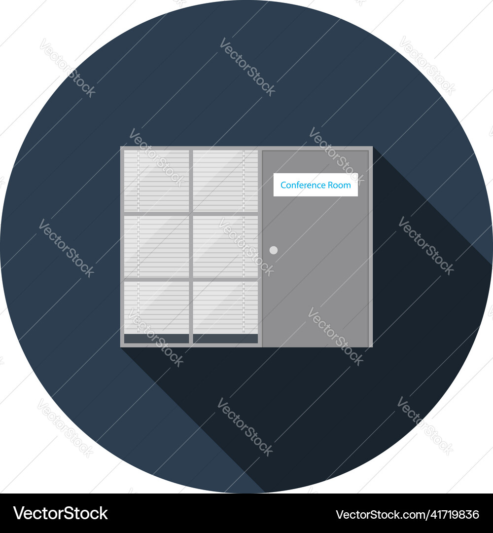 Conference room icon vector image