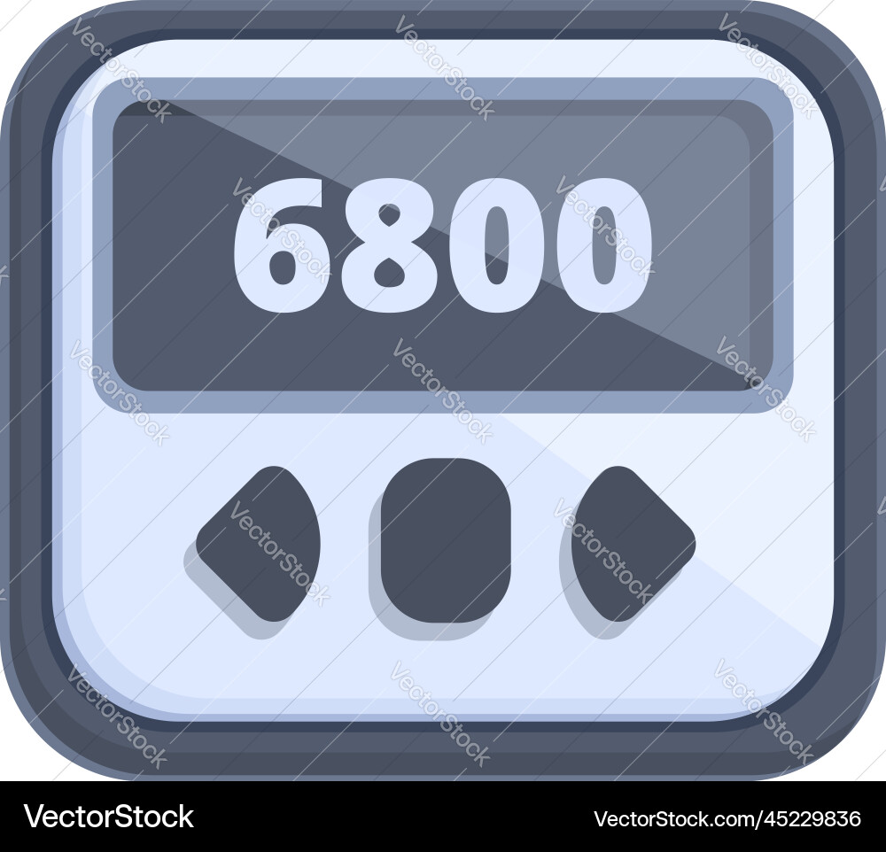 Device display icon cartoon sport app Device display icon cartoon sport app vector image