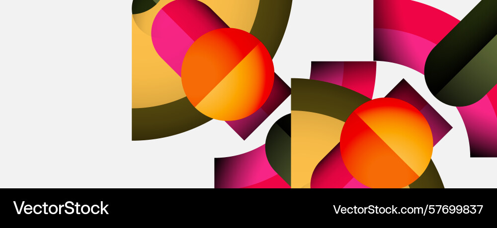 Abstract composition features colorful Abstract composition features colorful Vector Image