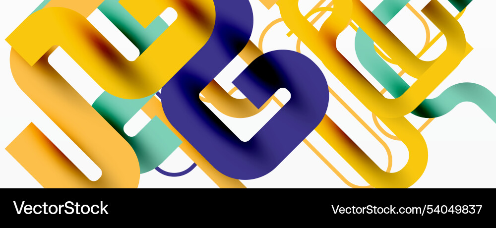 Wave lines minimal abstract background Vector Image