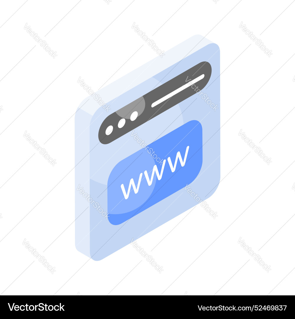 Web address Vector Image