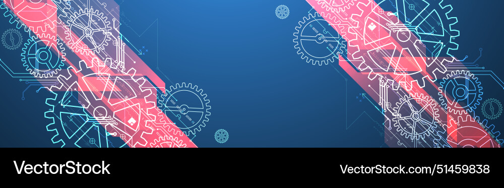 Abstract technological background with glowing Abstract technological background with glowing vector image