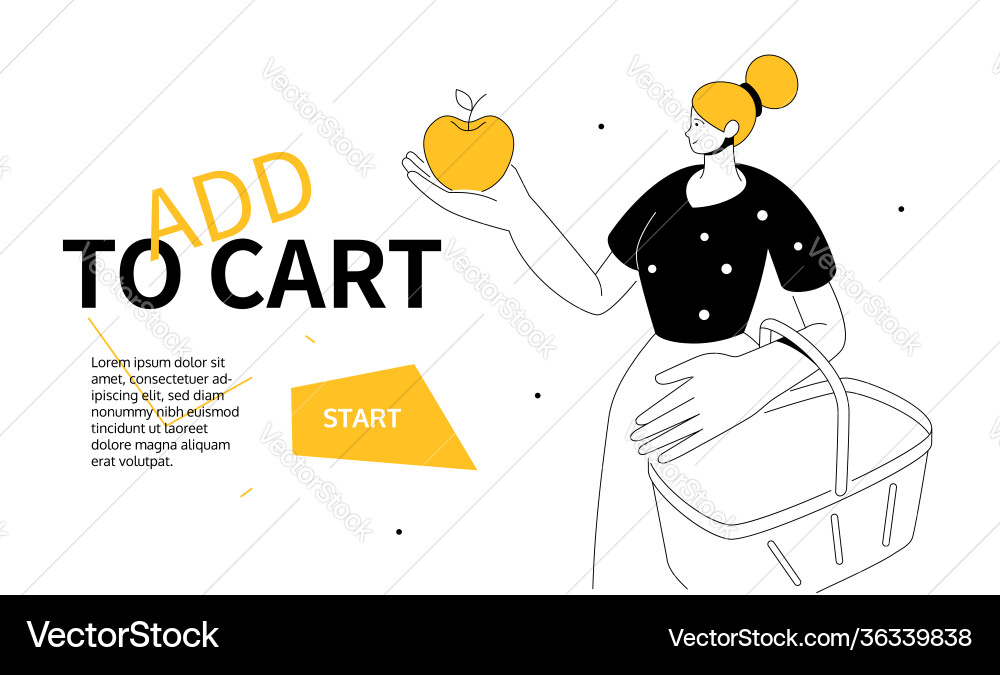 Add to cart - modern colorful line design style Add to cart - modern colorful line design style vector image