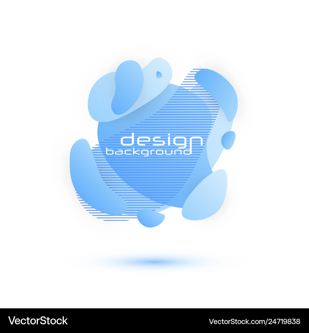 Dynamic fluid design Vector Image