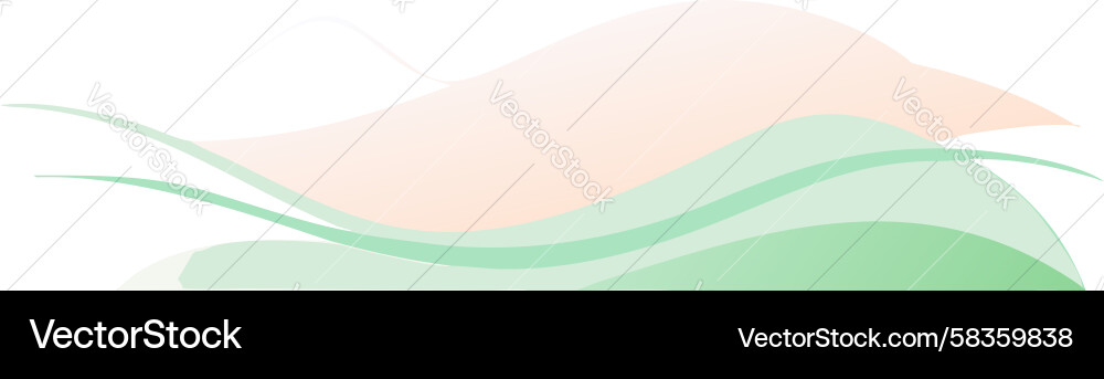 Dynamic Wavy Gradient Shape Vector Image