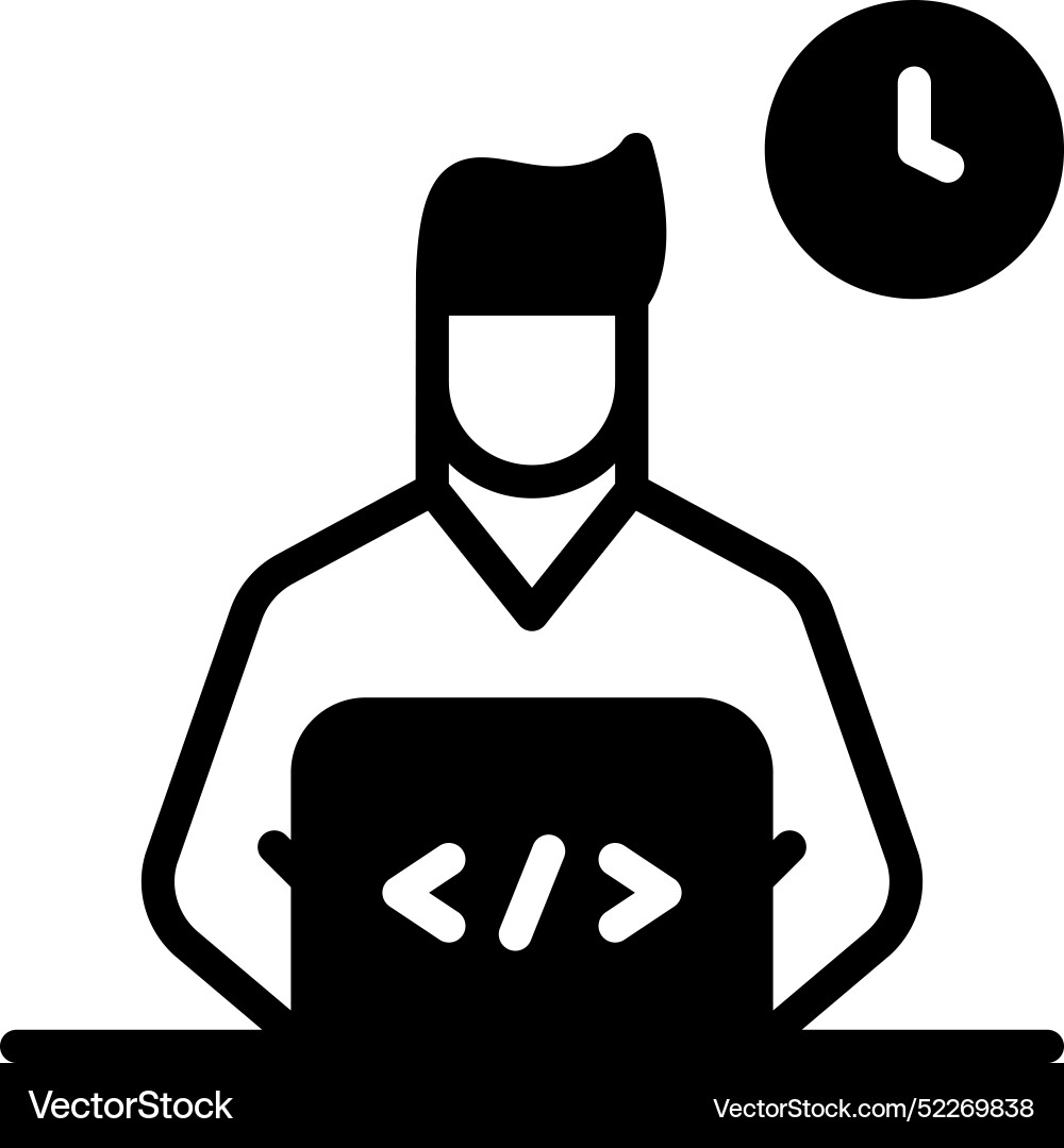 Programmer vector image