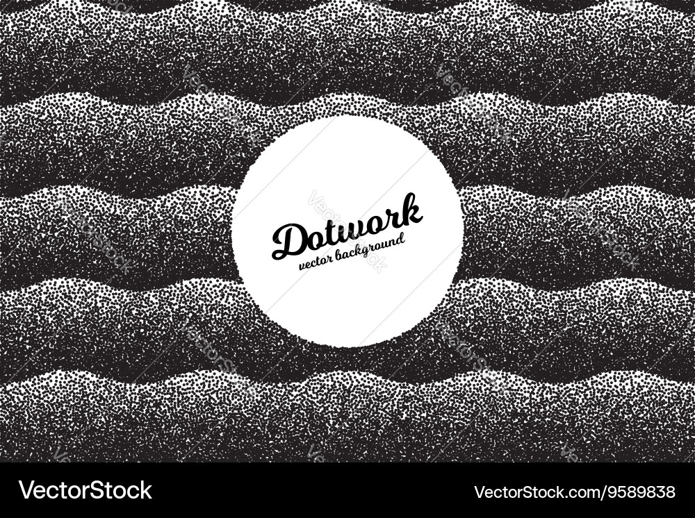 Retro dotwork texture background Vector Image