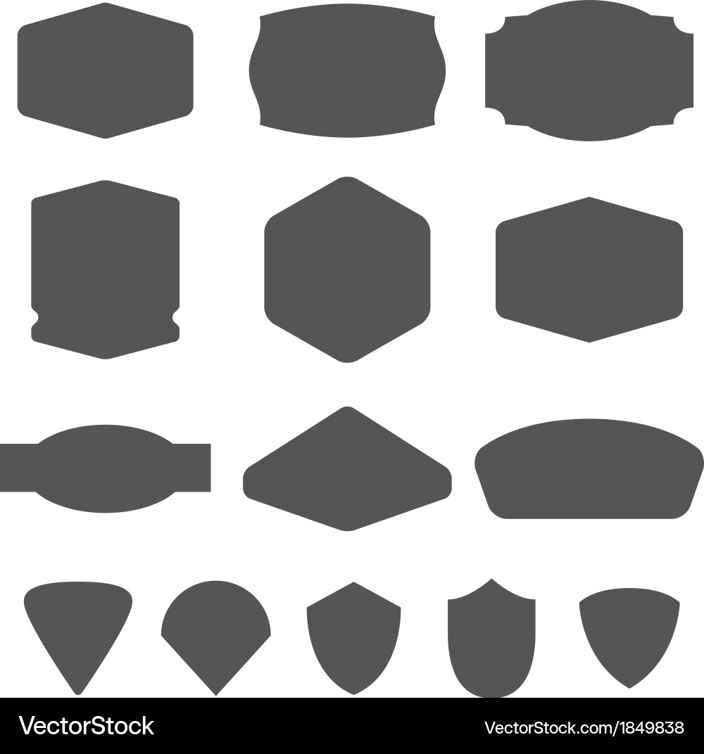 Vintage Frames for Labels and Badges Royalty Free Vector
