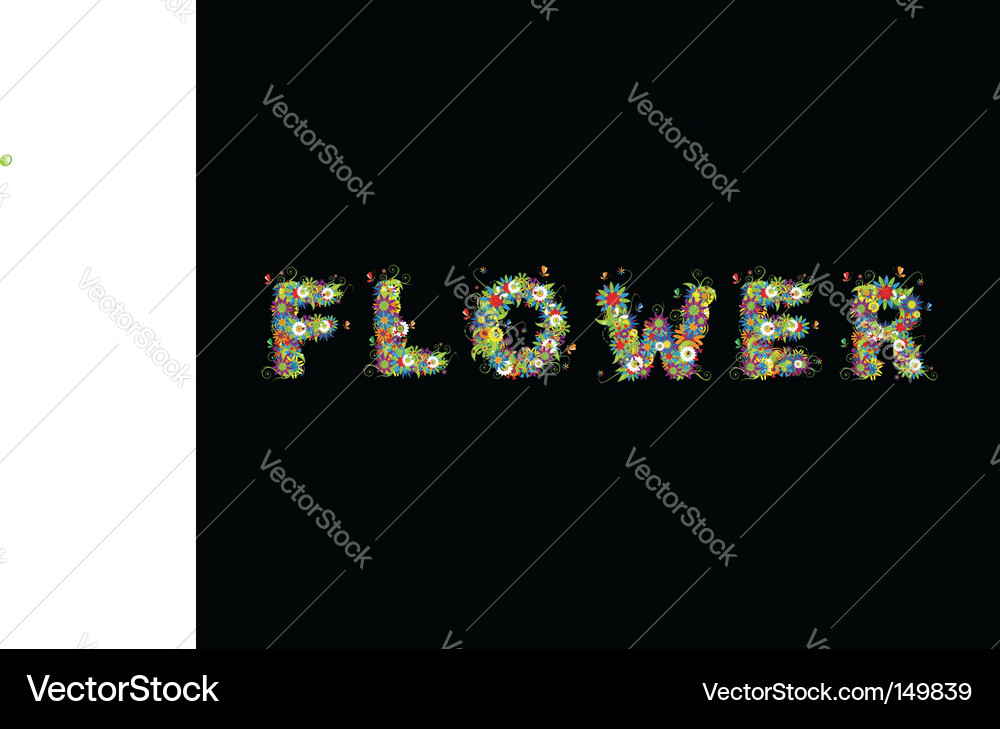 Floral design Vector Image