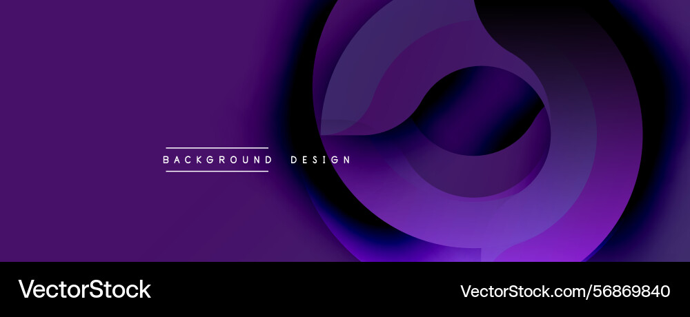 Abstract purple layers create dynamic flow modern Vector Image