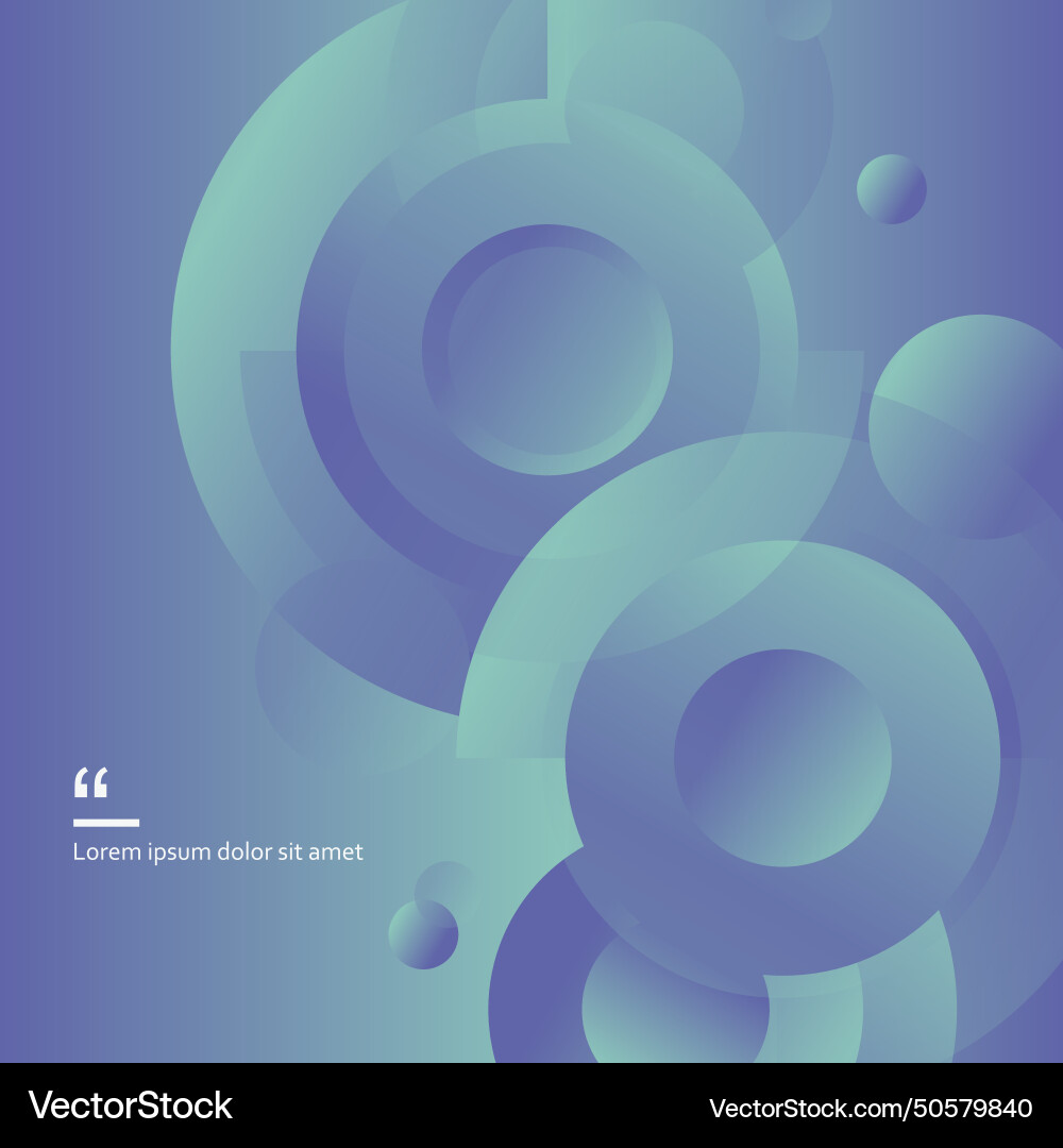 Circles gradient design minimal modern Circles gradient design minimal modern vector image