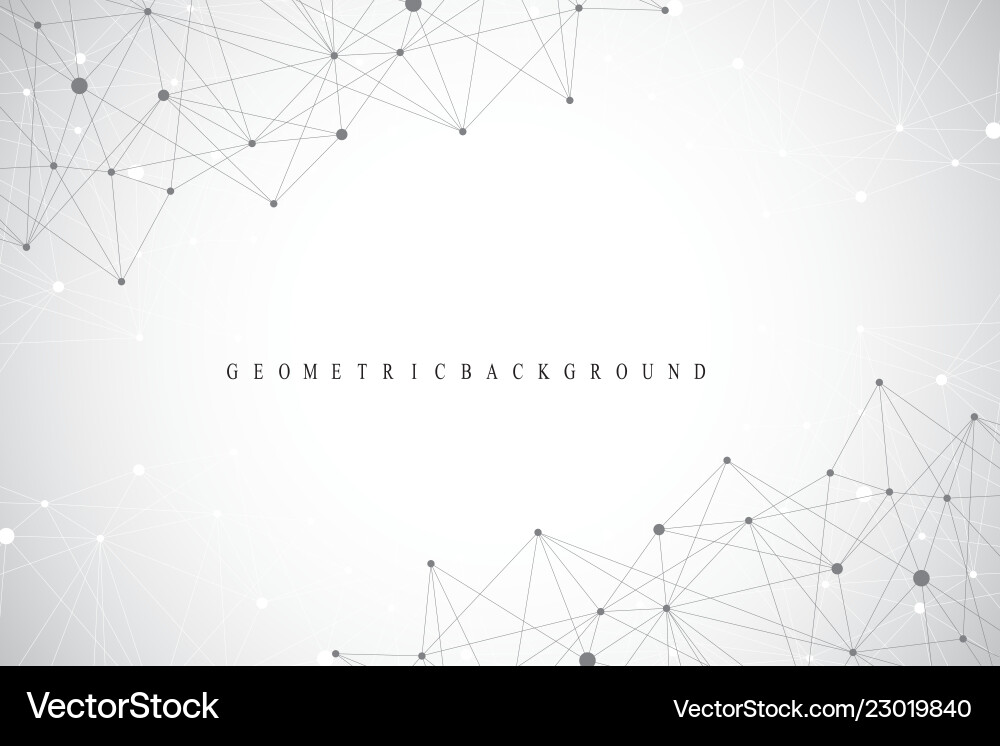 Global network connections with points and lines Global network connections with points and lines vector image