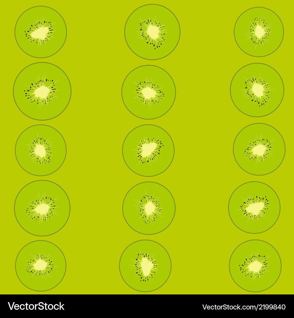 Kiwi pattern Vector Image