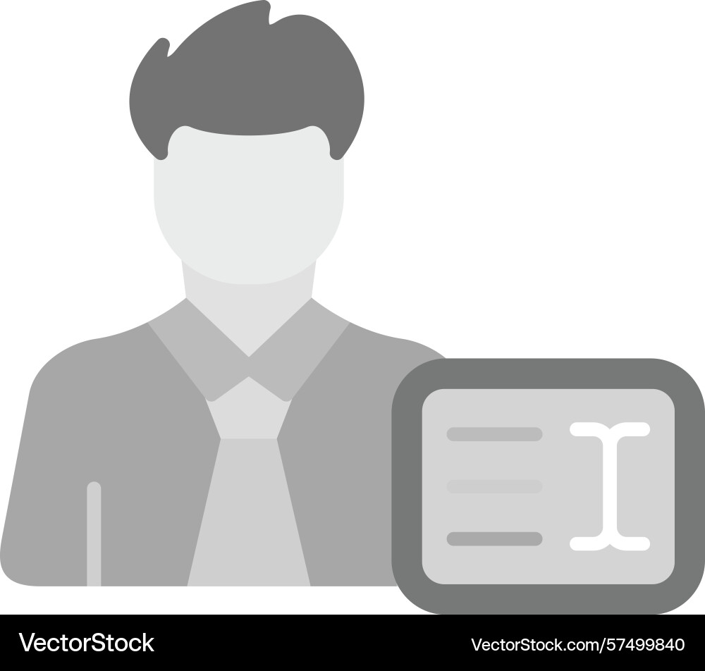 User code icon vector image