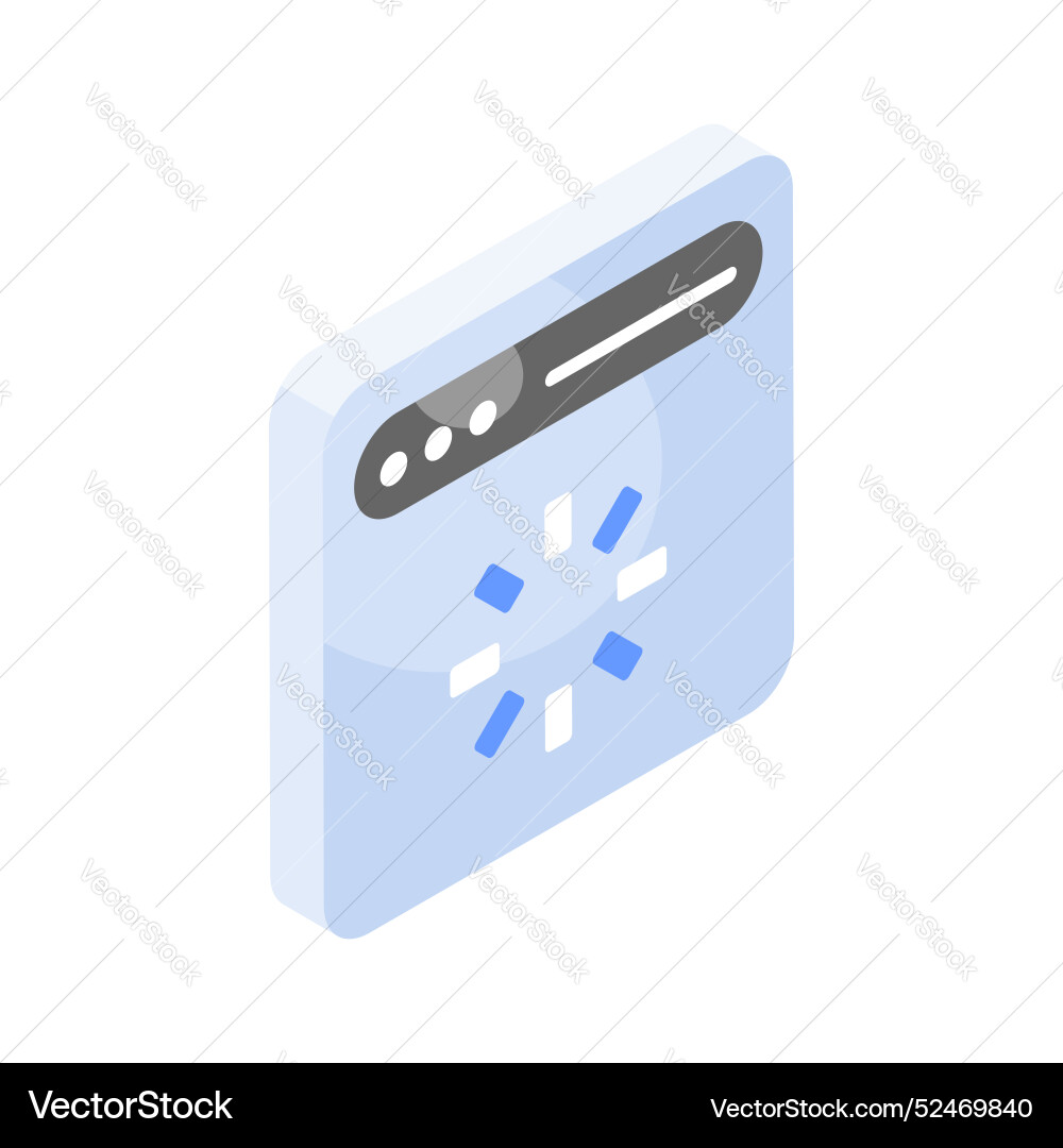 Website loading vector image