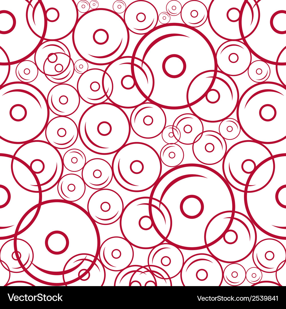 Circular Pattern with Donuts Vector Image