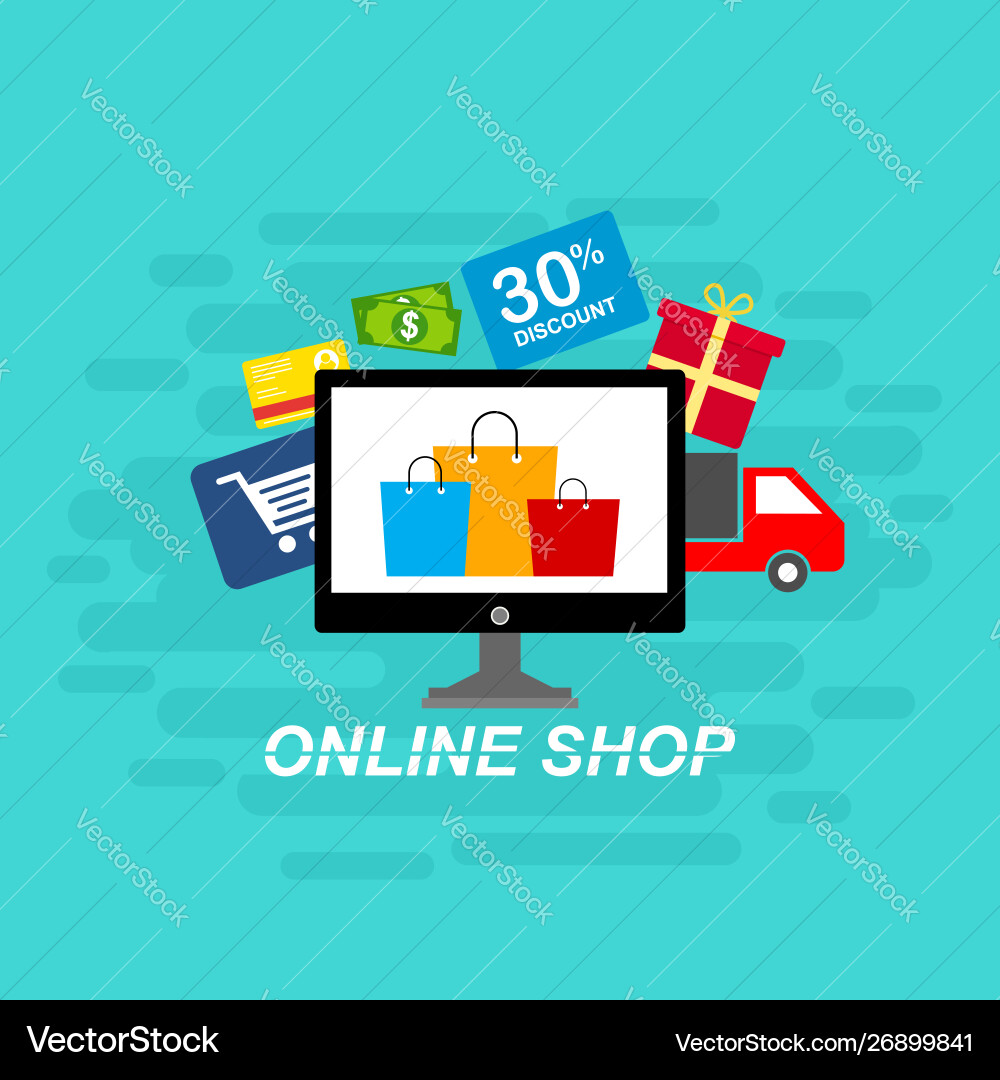 Modern flat design people and business concept Modern flat design people and business concept vector image