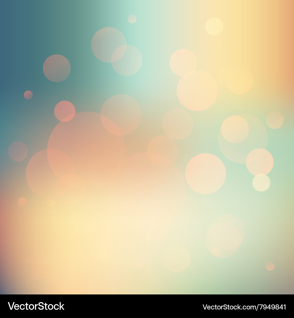 Soft Bokeh Abstract Background vector image