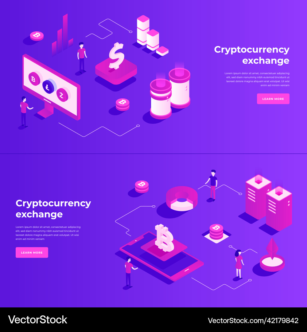 Bitcoin mining farm virtual currency production – Royalty-Free Vector |  VectorStock