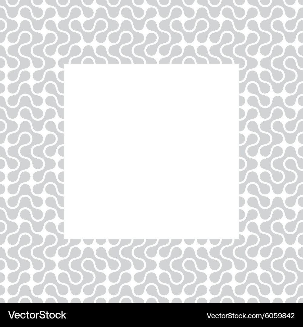 Geometric Pattern Frame vector image