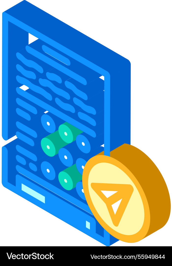 Assignment submission education platform isometric Assignment submission education platform isometric vector image