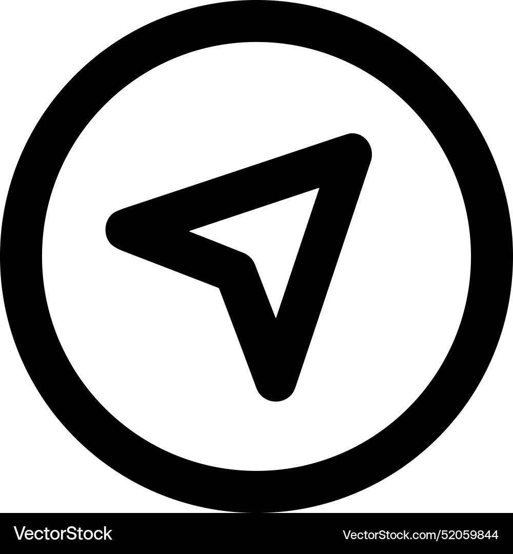 Upload outline icon symbol image Vector Image
