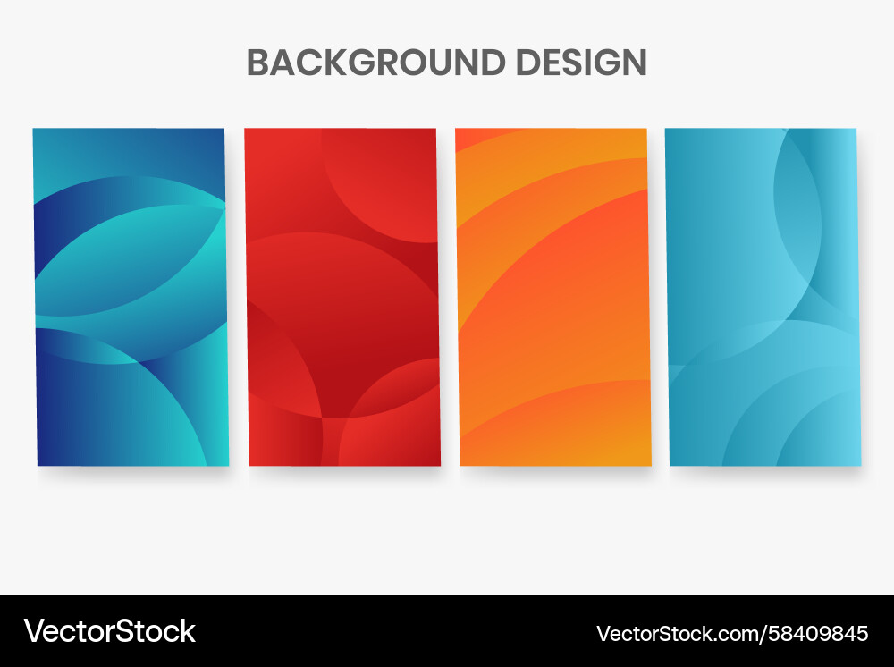 Abstract Geometric Gradient Background Vector Image
