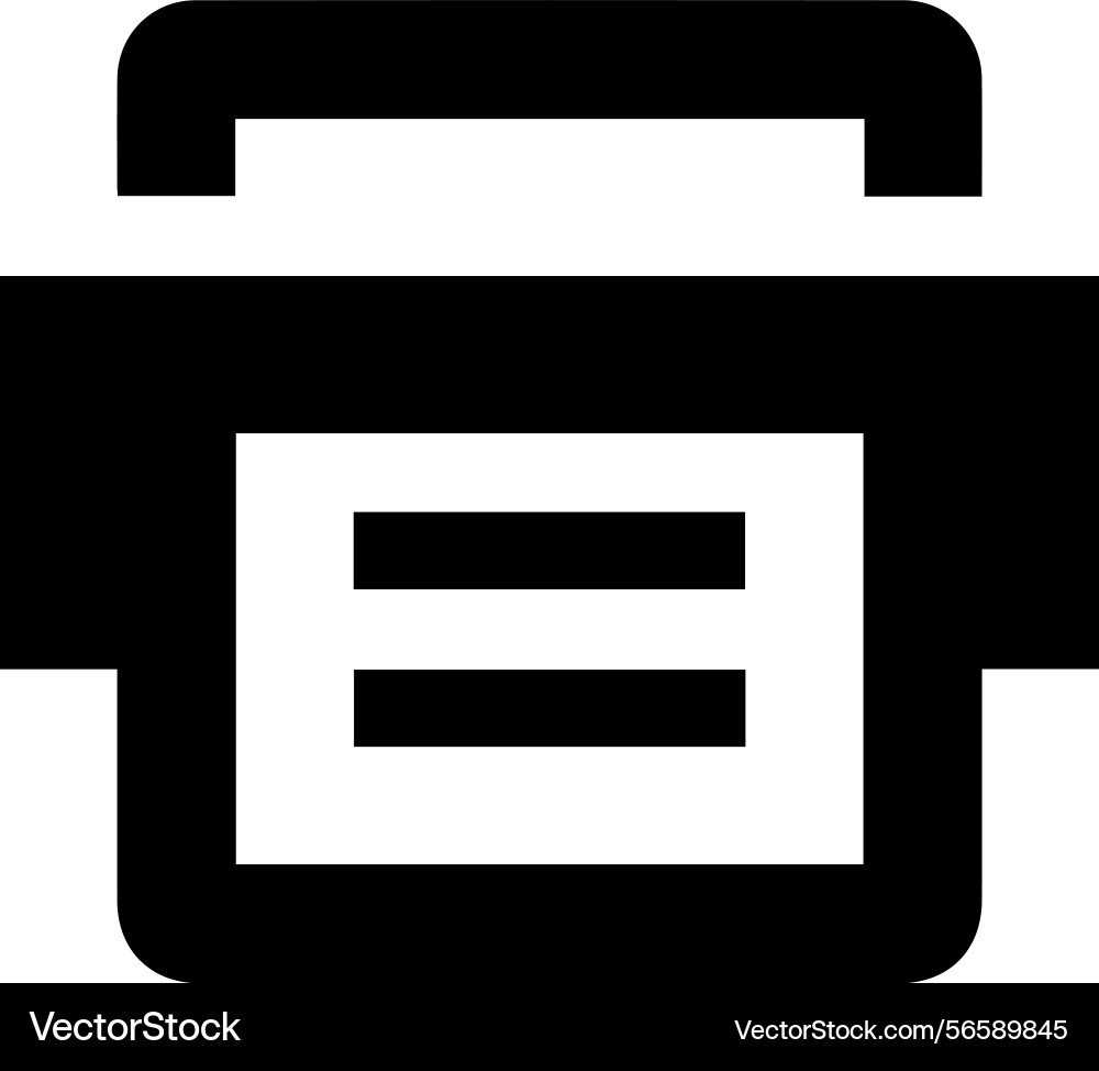 Computer printer icon symbol image Computer printer icon symbol image vector image