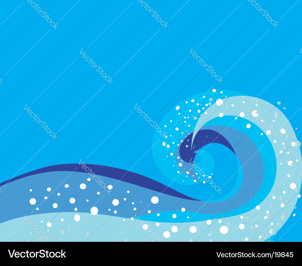 Dynamic Wave Pattern vector image