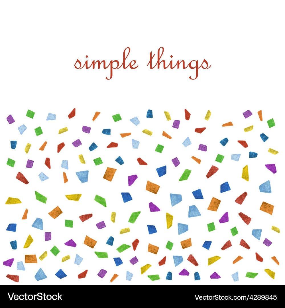 Rainbow mosaic pattern Vector Image