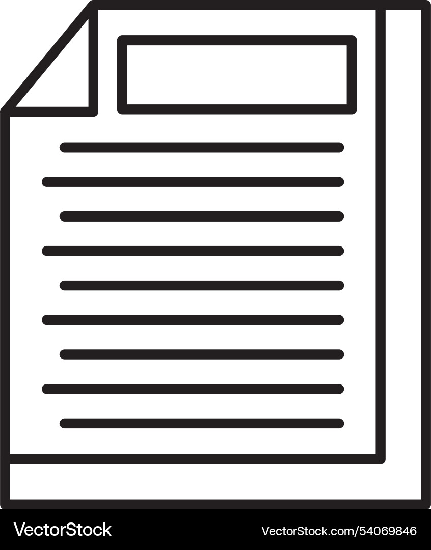 File line icon design vector image