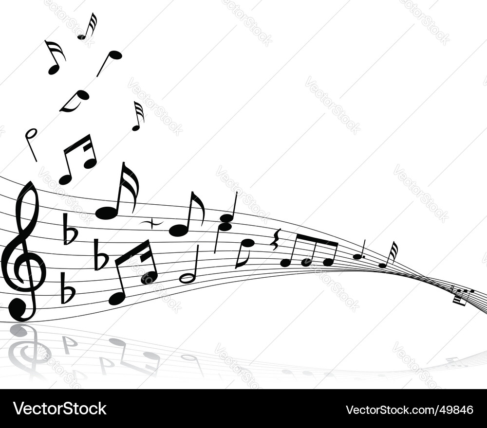 Musical Notation Abstract vector image