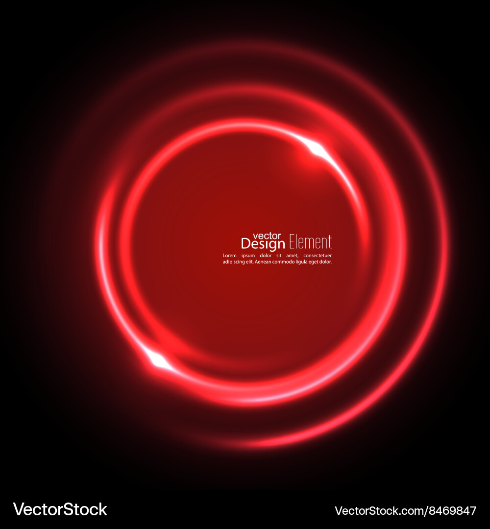 Abstract background with luminous swirling Vector Image