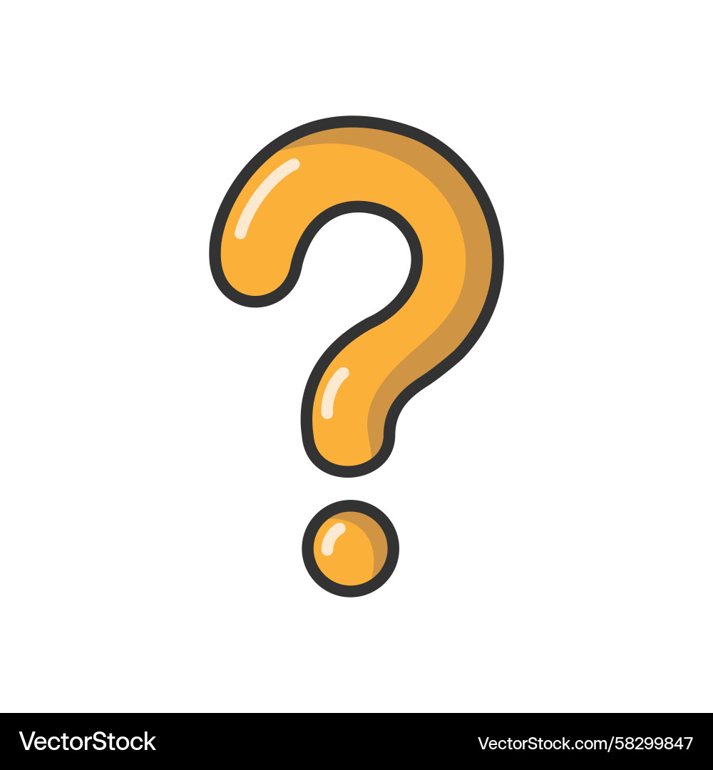 Orange question mark Vector Images \u0026 Graphics for Commercial Use |  VectorStock, image size:1000x1080