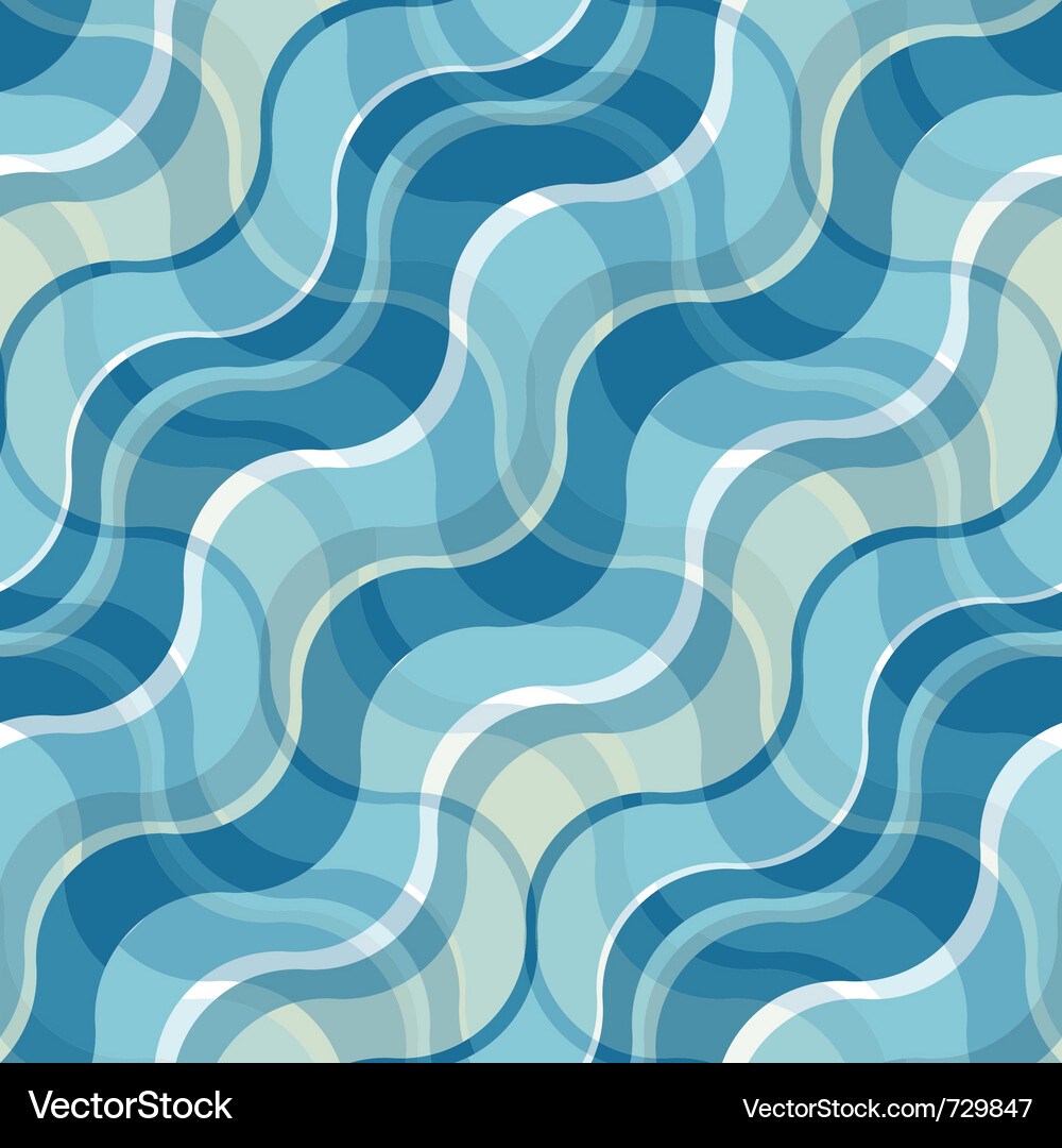 Retro Wave Pattern Vector Image