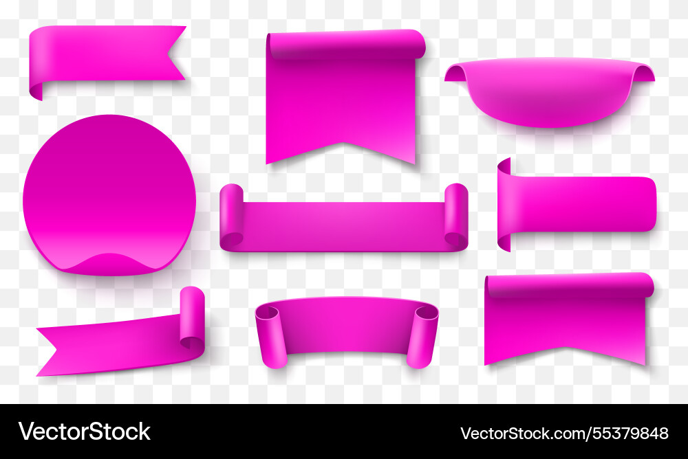 Stickers set collection emblem sale banner Vector Image