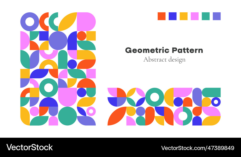 Abstract Geometric Pattern vector image
