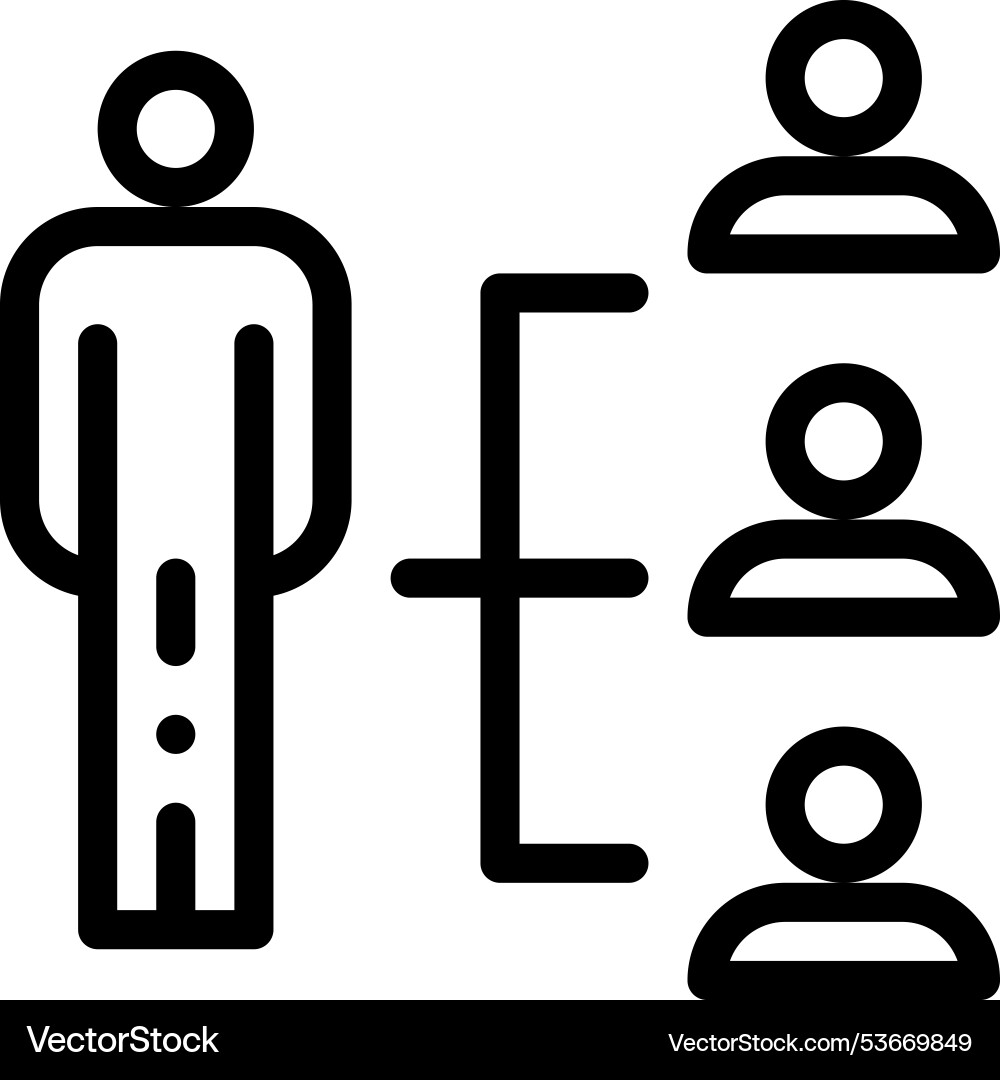 Factory icon thin linear style design isolated Vector Image