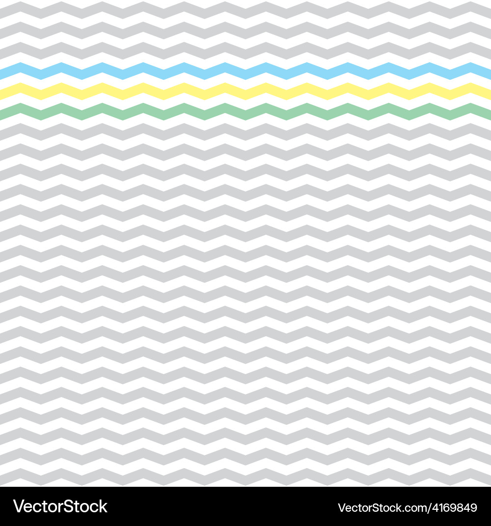 Grey Zigzag Tile Chevron Pattern vector image