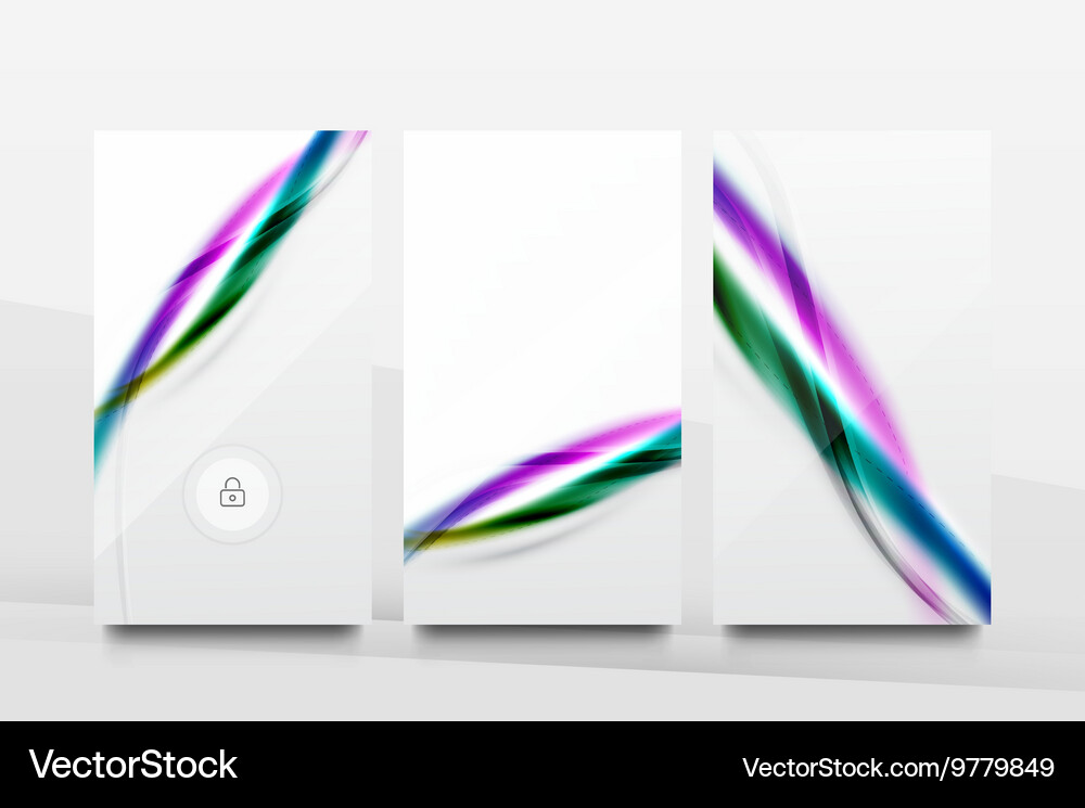 Mobile application interface background design Vector Image